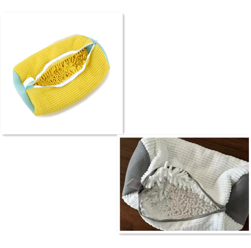 Shoe Laundry Bag – Zippered Cotton Washing Bag for Sneakers