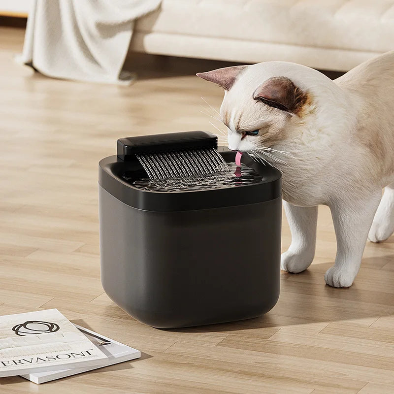 "3L USB Cat Water Fountain – Quiet Pump, Filter & Auto Shut-Off"