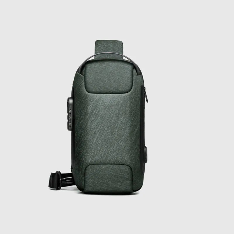 Anti-Theft USB Crossbody Bag – Waterproof & Stylish