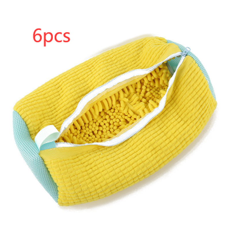 Shoe Laundry Bag – Zippered Cotton Washing Bag for Sneakers