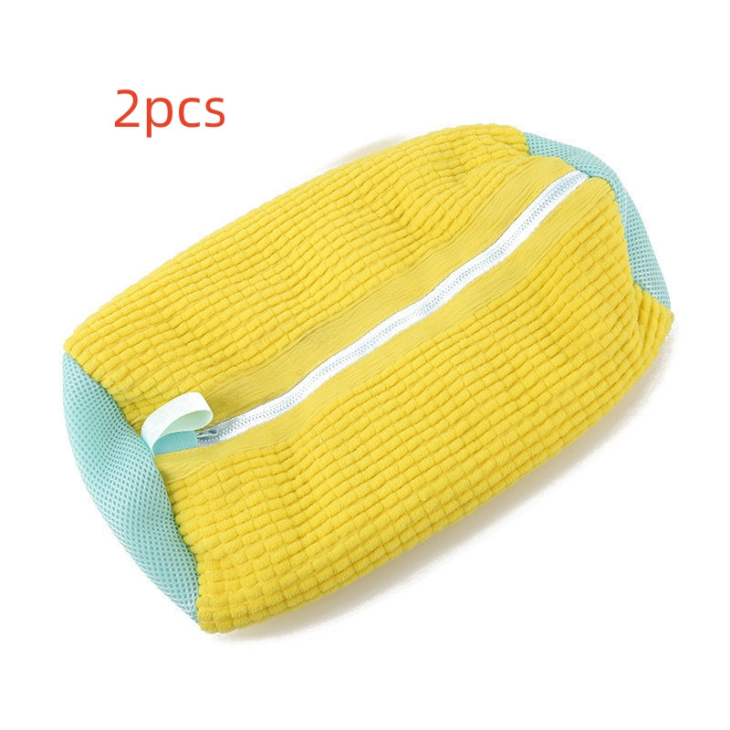Shoe Laundry Bag – Zippered Cotton Washing Bag for Sneakers