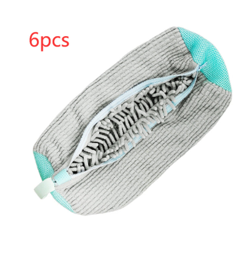 Shoe Laundry Bag – Zippered Cotton Washing Bag for Sneakers