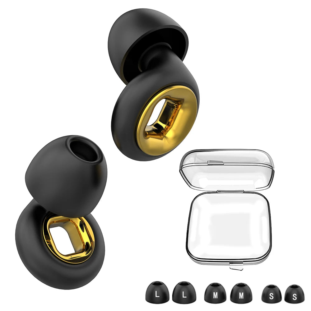 Shining Color Earplugs for Sleeping Noise Cancelling Silicone Hearing Protection Earplug for Work Travel Protetor Auricular