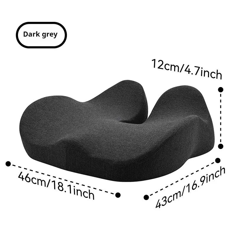 Thickened Memory Foam Cushion for Office Chair, Breathable Seat Pad to Relieve Back Pain and Hemorrhoids Office Sitting Artifact