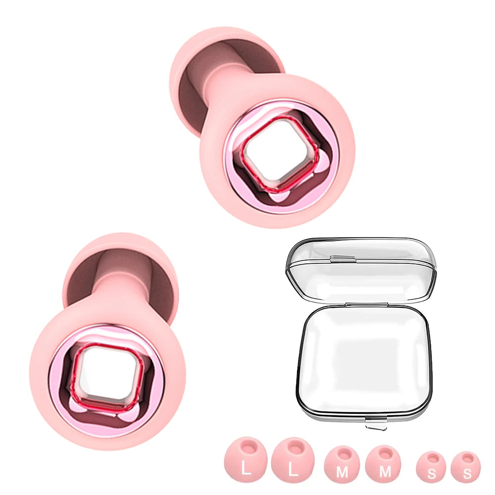 Shining Color Earplugs for Sleeping Noise Cancelling Silicone Hearing Protection Earplug for Work Travel Protetor Auricular