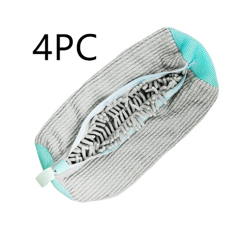 Shoe Laundry Bag – Zippered Cotton Washing Bag for Sneakers