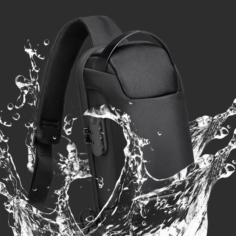 Anti-Theft USB Crossbody Bag – Waterproof & Stylish