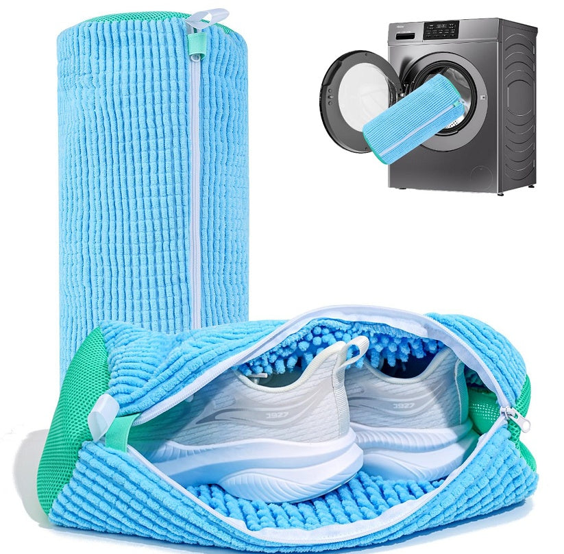 Shoe Laundry Bag – Zippered Cotton Washing Bag for Sneakers