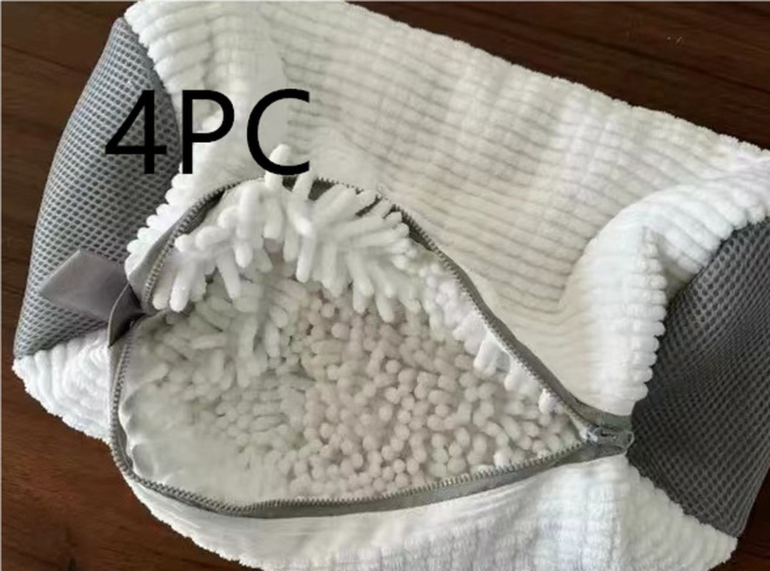Shoe Laundry Bag – Zippered Cotton Washing Bag for Sneakers