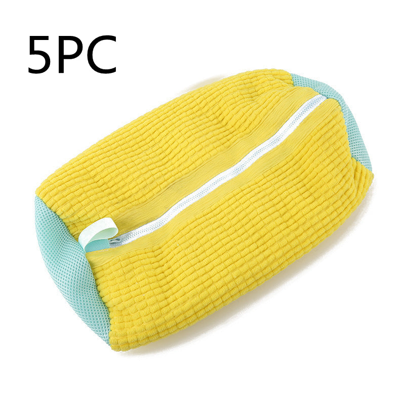 Shoe Laundry Bag – Zippered Cotton Washing Bag for Sneakers