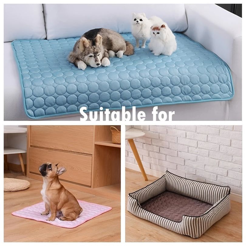 Dog Cooling Mat – Summer Cold Bed for Small & Large Pets, Cats & Dogs