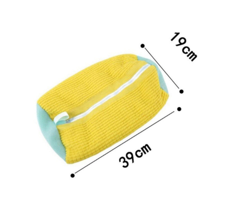 Shoe Laundry Bag – Zippered Cotton Washing Bag for Sneakers